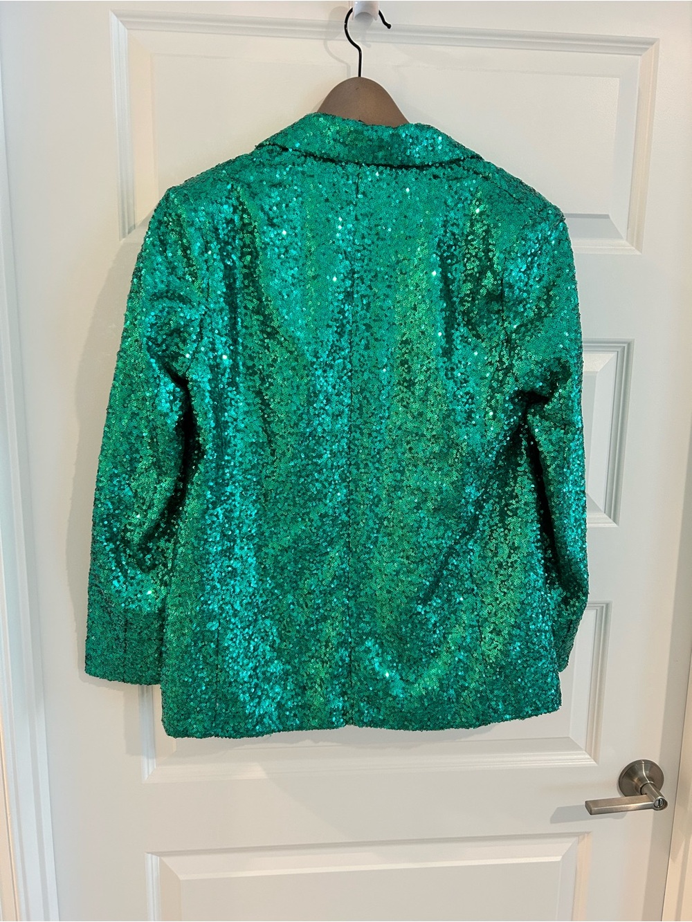 Peach Love Emerald Sequin Blazer Size M - Picture 8 of 13